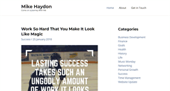 Desktop Screenshot of mikehaydon.com